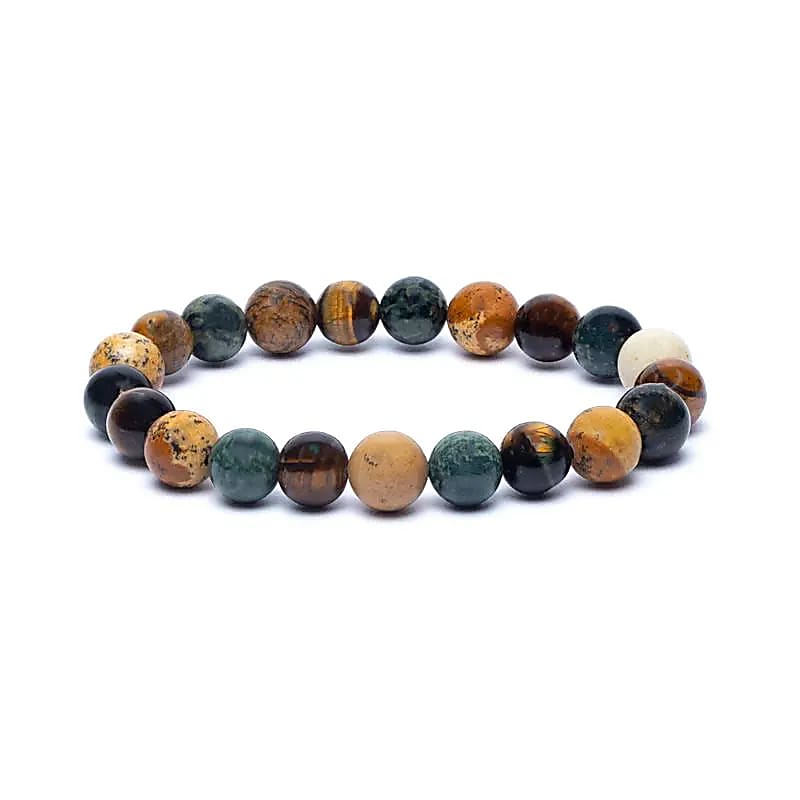 Jasper &amp; Tiger's Eye Bracelet