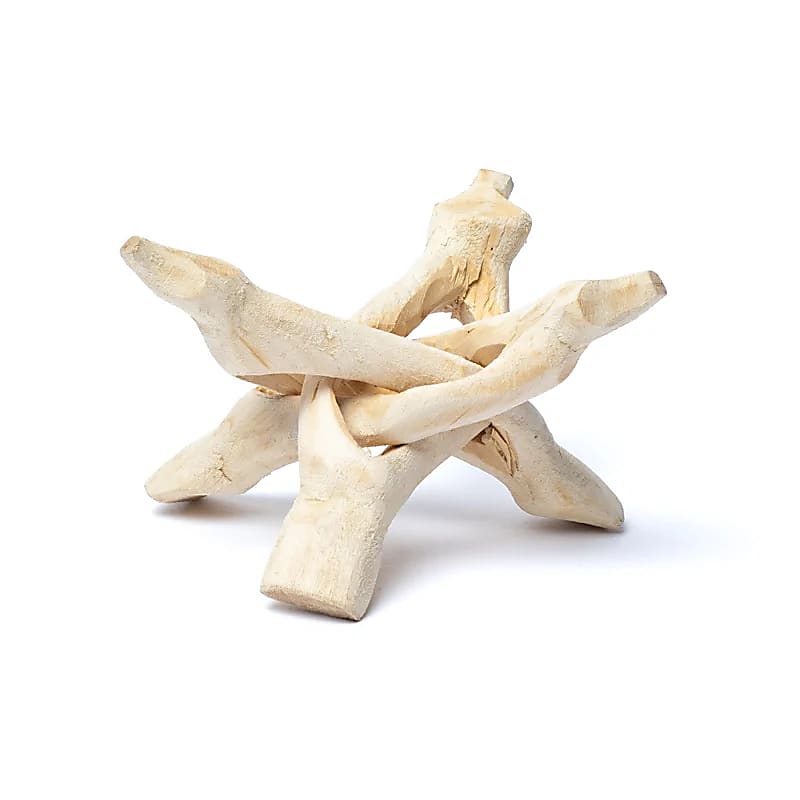 Natural Wooden Tripod Stand – Small