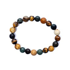 Jasper &amp; Tiger's Eye Bracelet